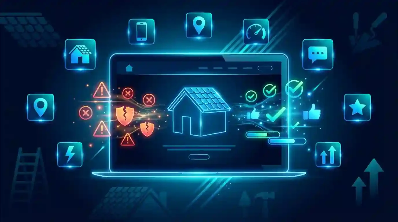 Die 11 häufigsten Dachdecker Website Fehler – und wie du sie vermeidest