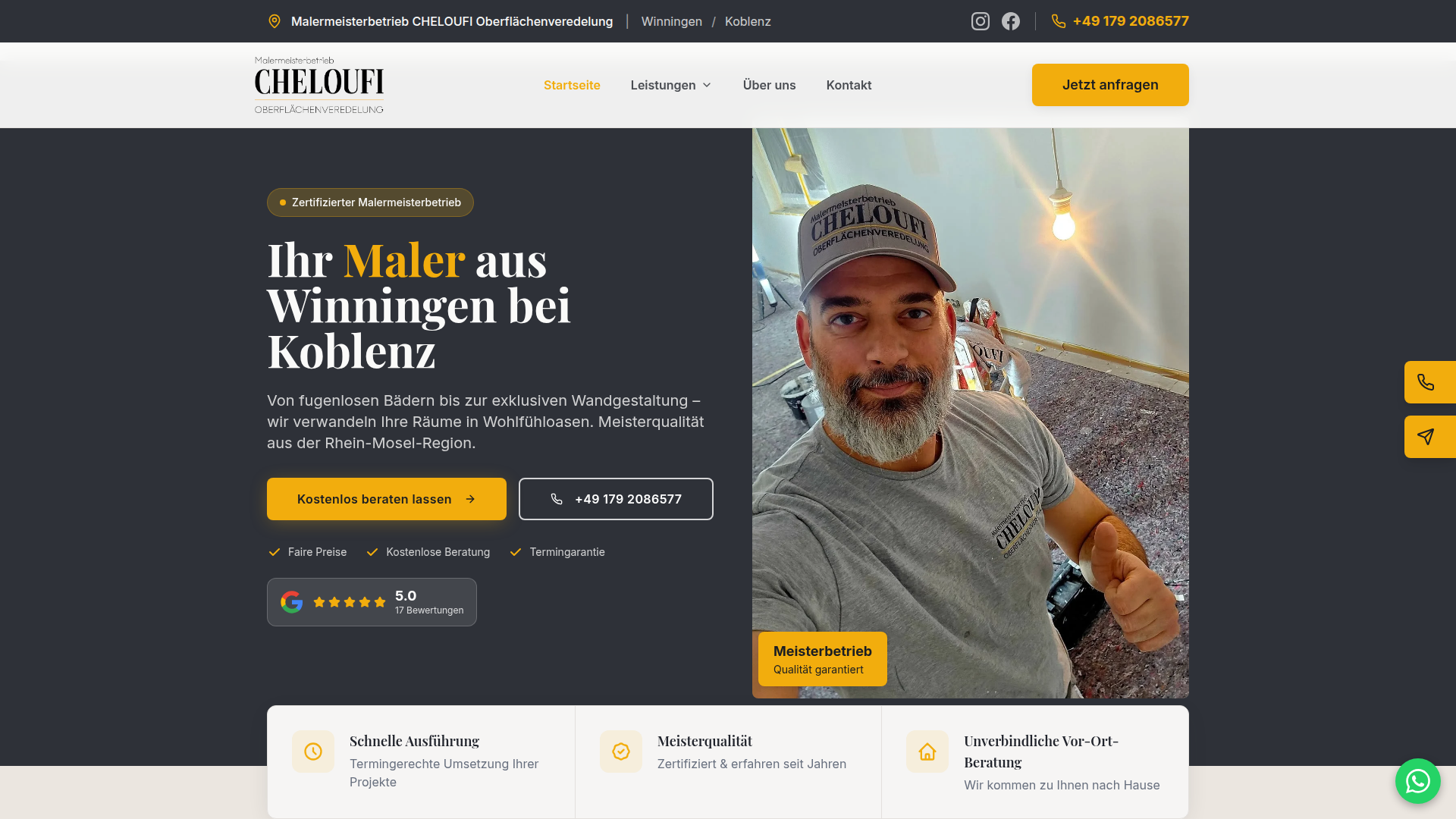 Website Maler Cheloufi